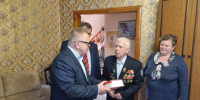 В преддверии 80-летия Великой Победы зампред Мособлдумы поздравил ступинских ветеранов - Regions.Ru