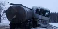 Около Нефедьево столкнулись два грузовика - Stupino.Info