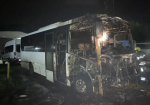 В Кашире сгорел моторный отсек и часть салона пассажирского автобуса